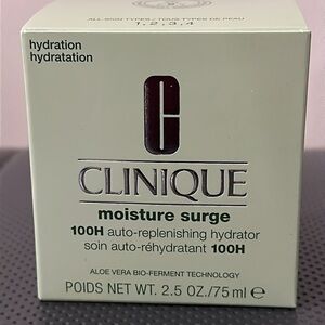 NWT Clinique Moisture Surge 100H Auto-replenishing Hydrator 2.5oz.